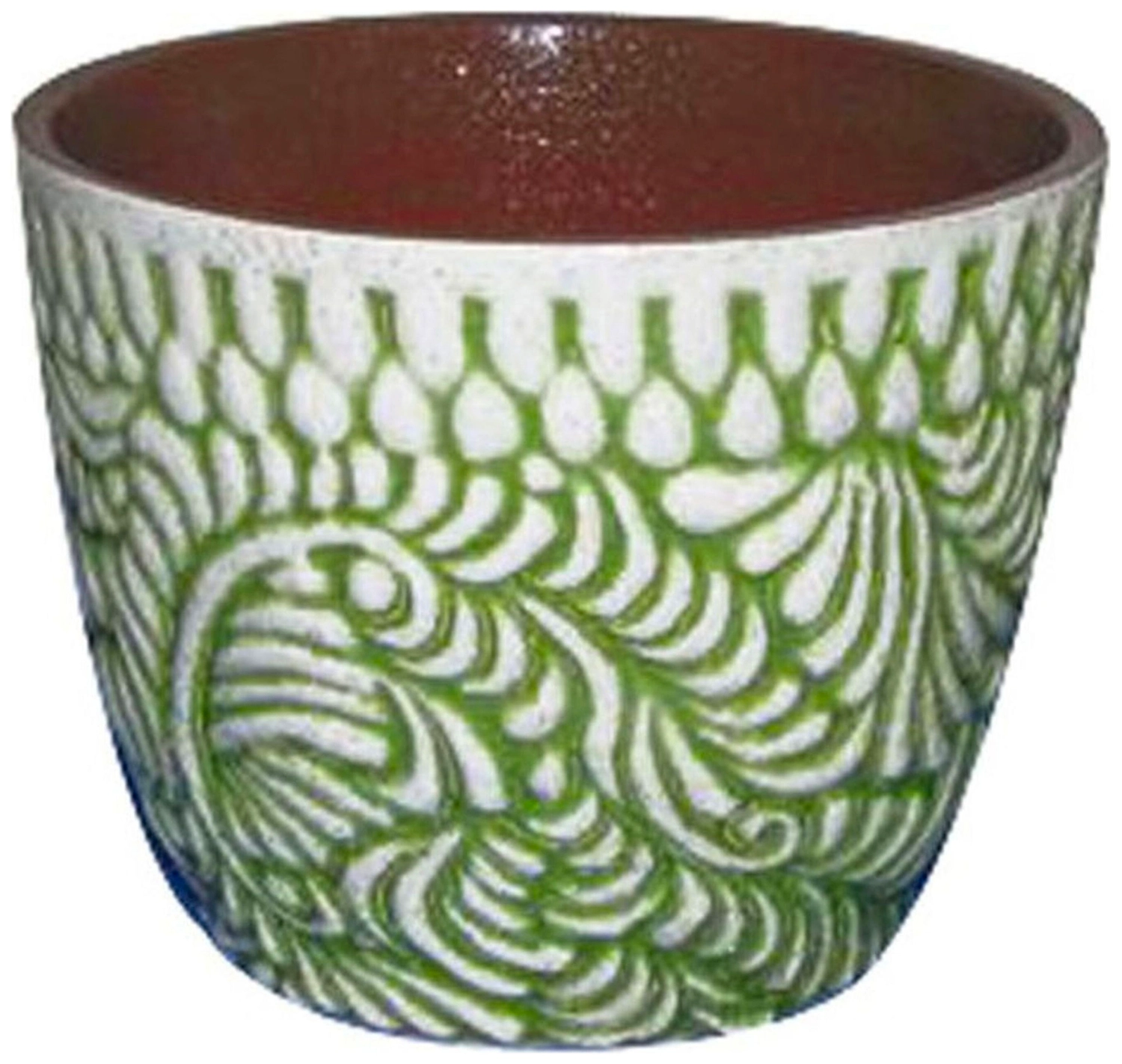 Кашпо GARDEN SHOW d14 см керамическое лаймовое