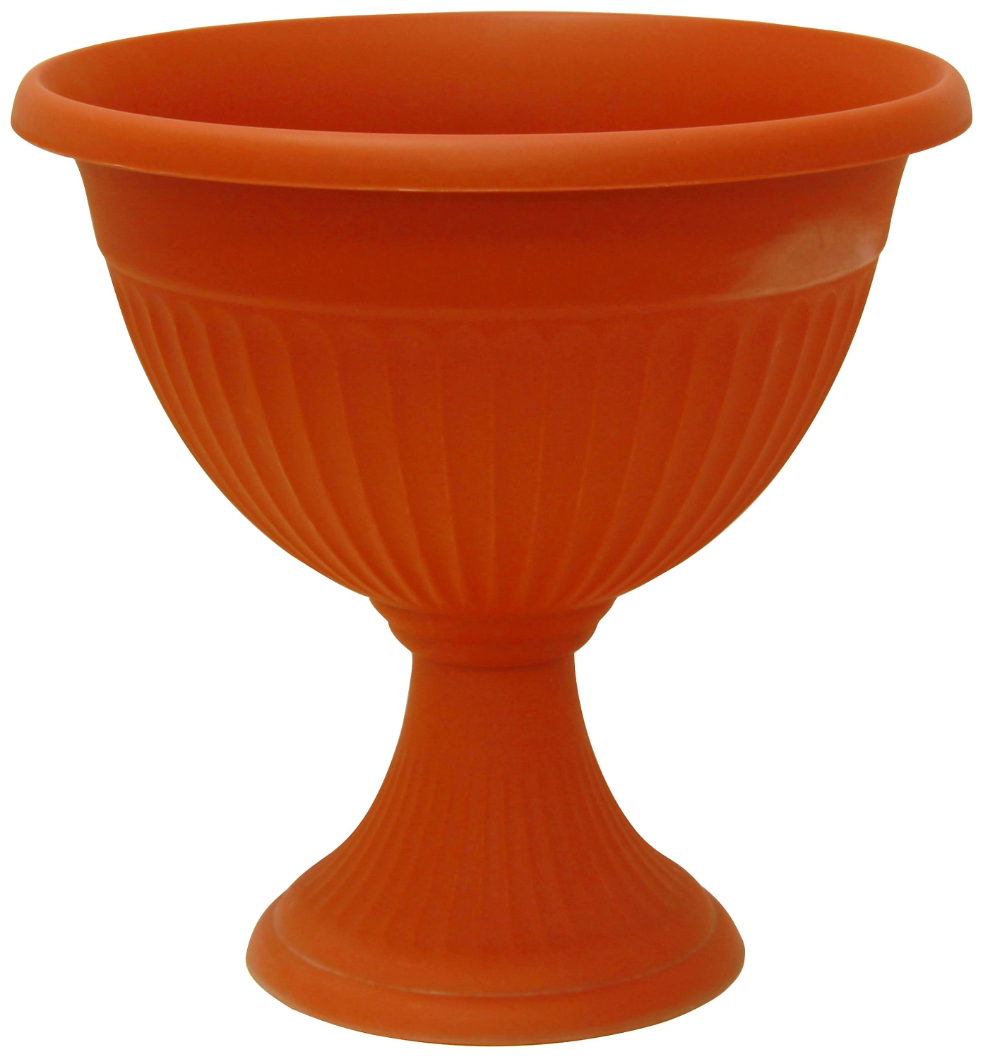 Кашпо-вазон IDEA Ливия d37 см полипропиленовый терракотовый