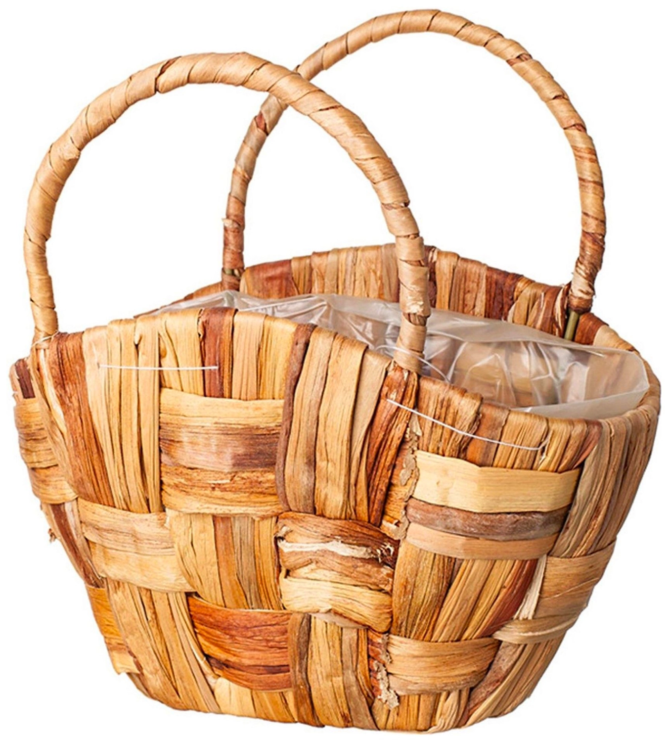 Корзина-сумка Азалия Декор 23х23х11 cм ротанг в ассортименте