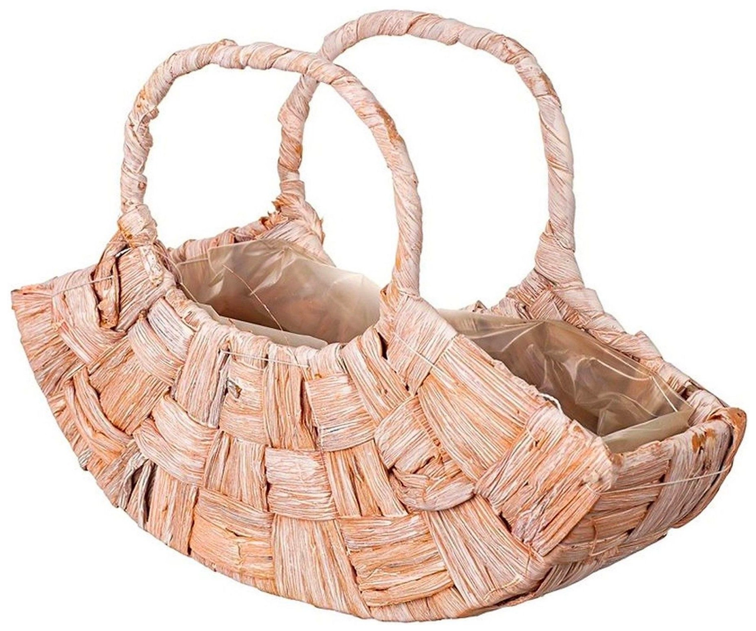 Корзина-сумка Азалия Декор d31 см ротанг в ассортименте