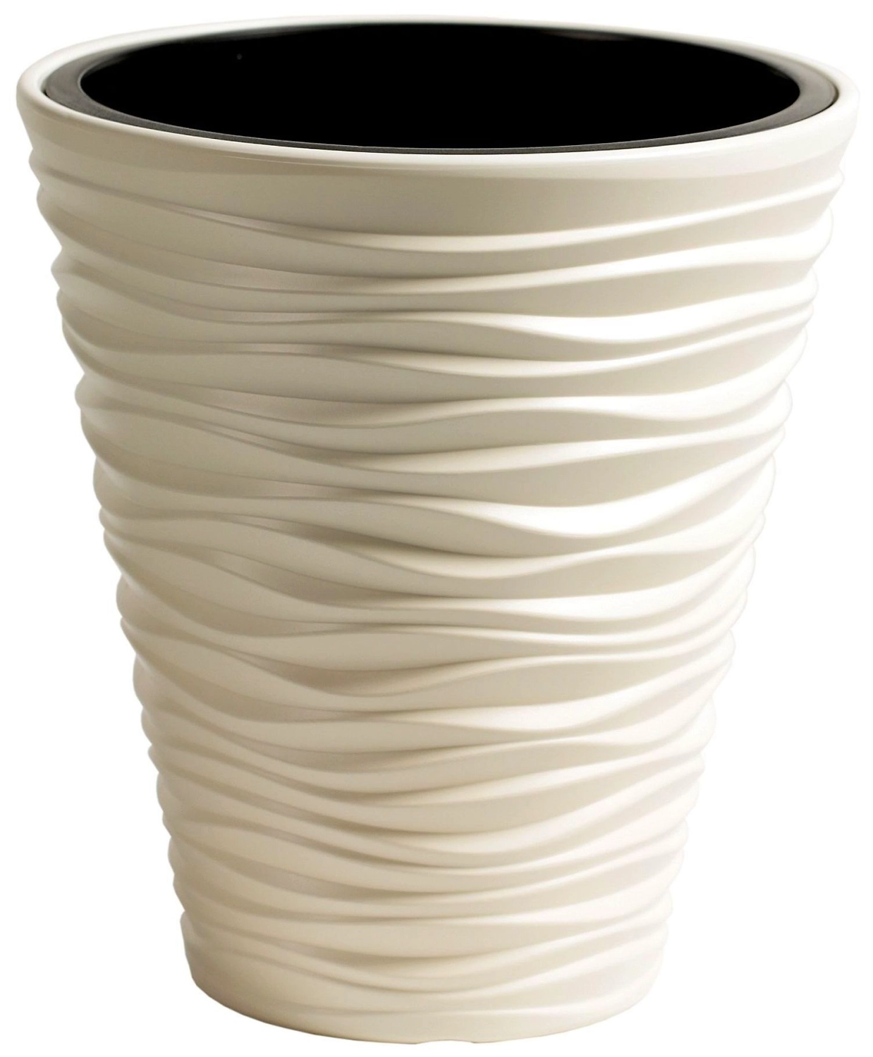 Кашпо Prosperplast Sand d34,5 см 35х35х39 см 11 л полипропиленовое кремовое