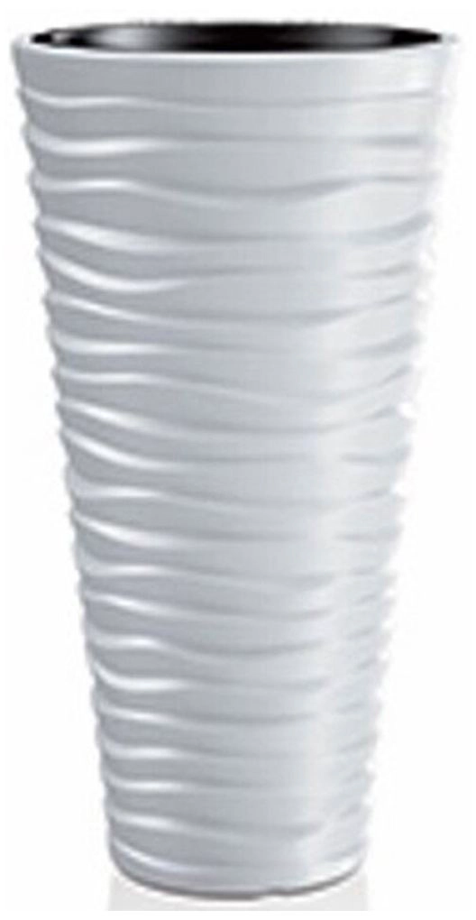 Кашпо Prosperplast Send Slim d34,9 см 11 л полипропиленовое белое