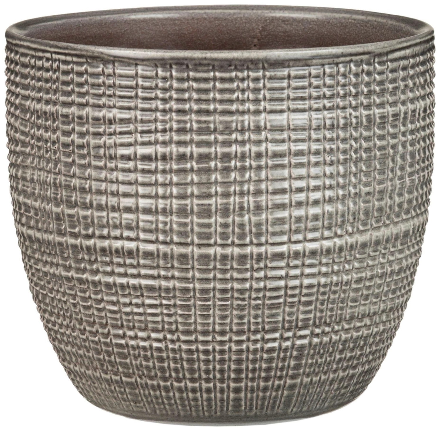 Кашпо Scheurich Corteza 866 d14 см керамическое серое