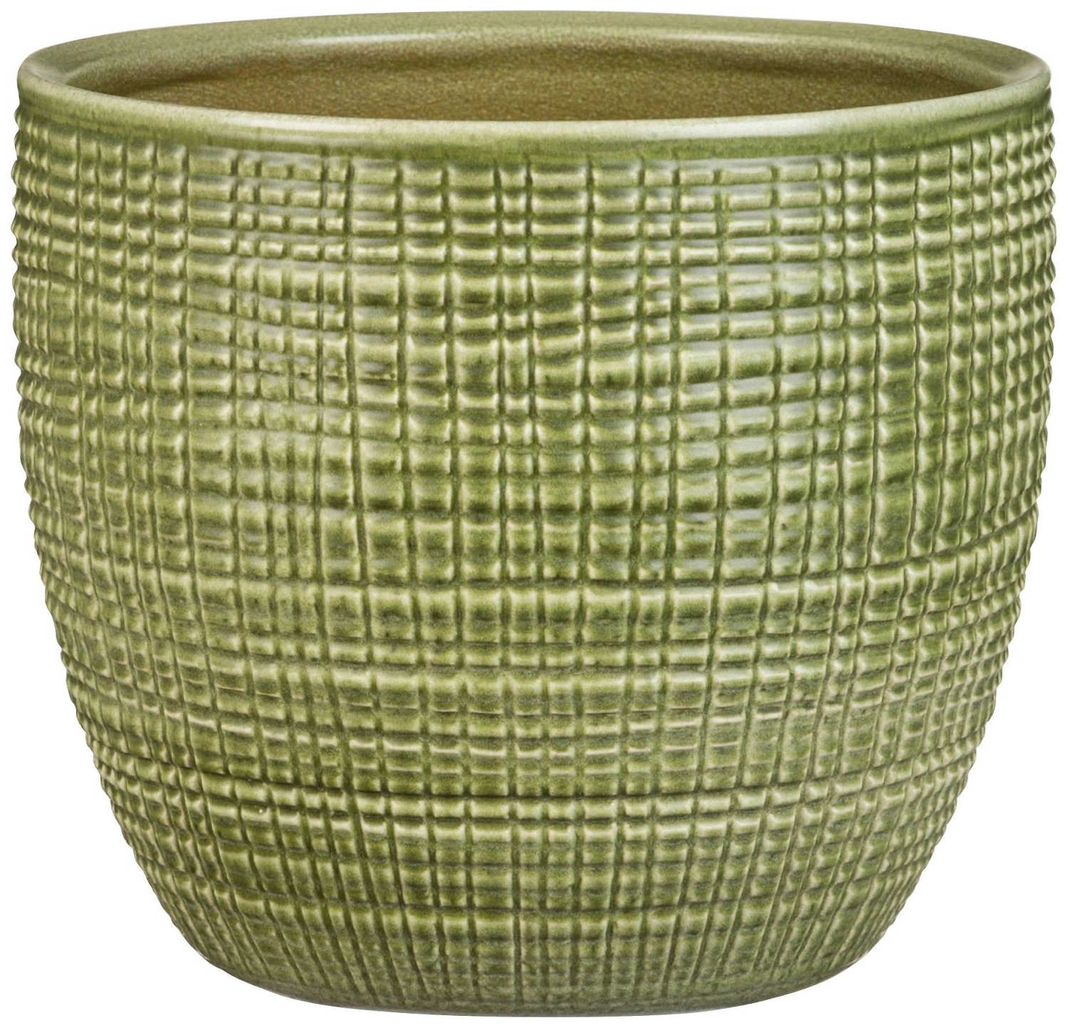 Кашпо Scheurich Corteza 866 d19 см керамическое зеленое