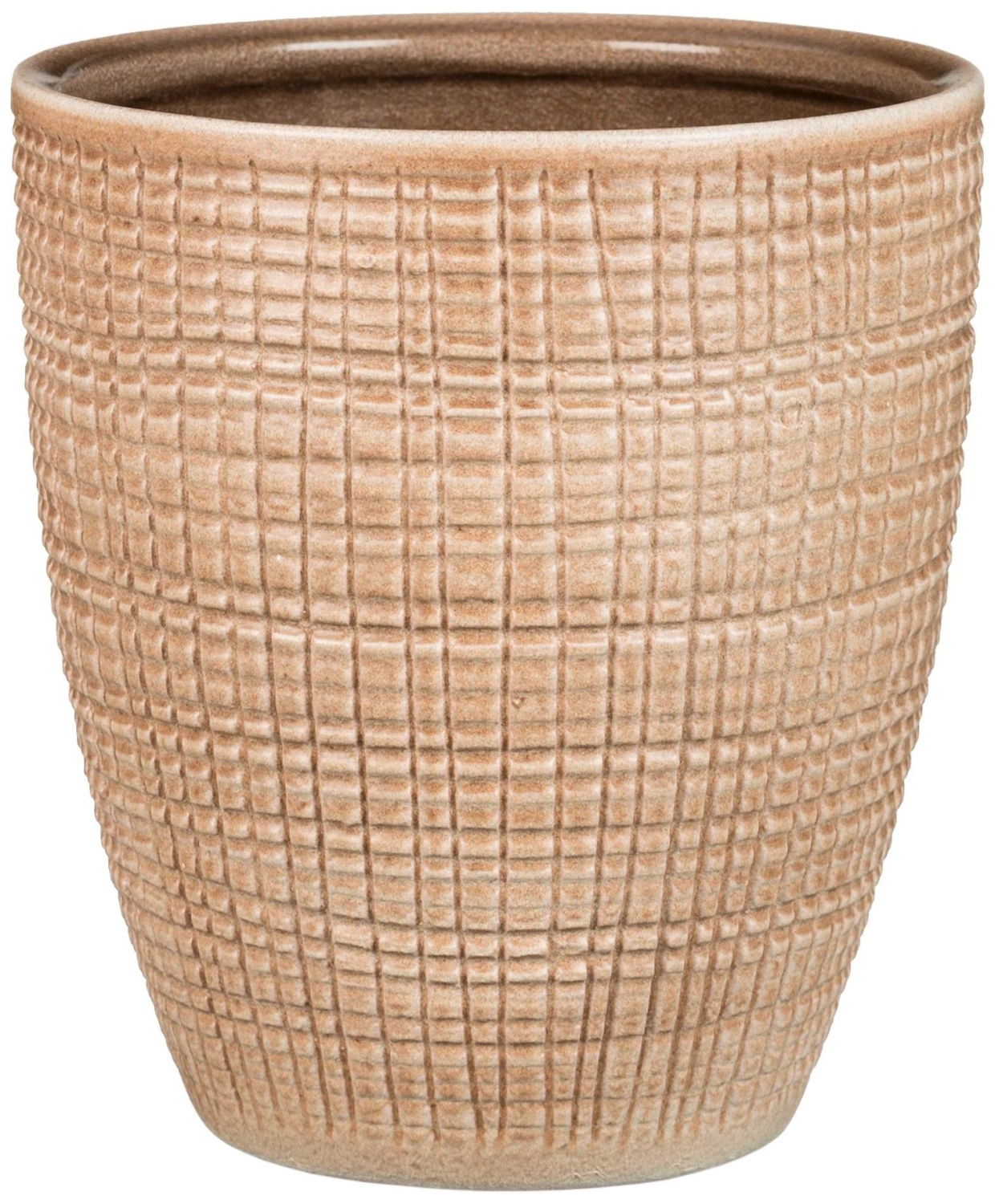 Кашпо Scheurich Corteza 667 d13 см керамическое светло-коричневое