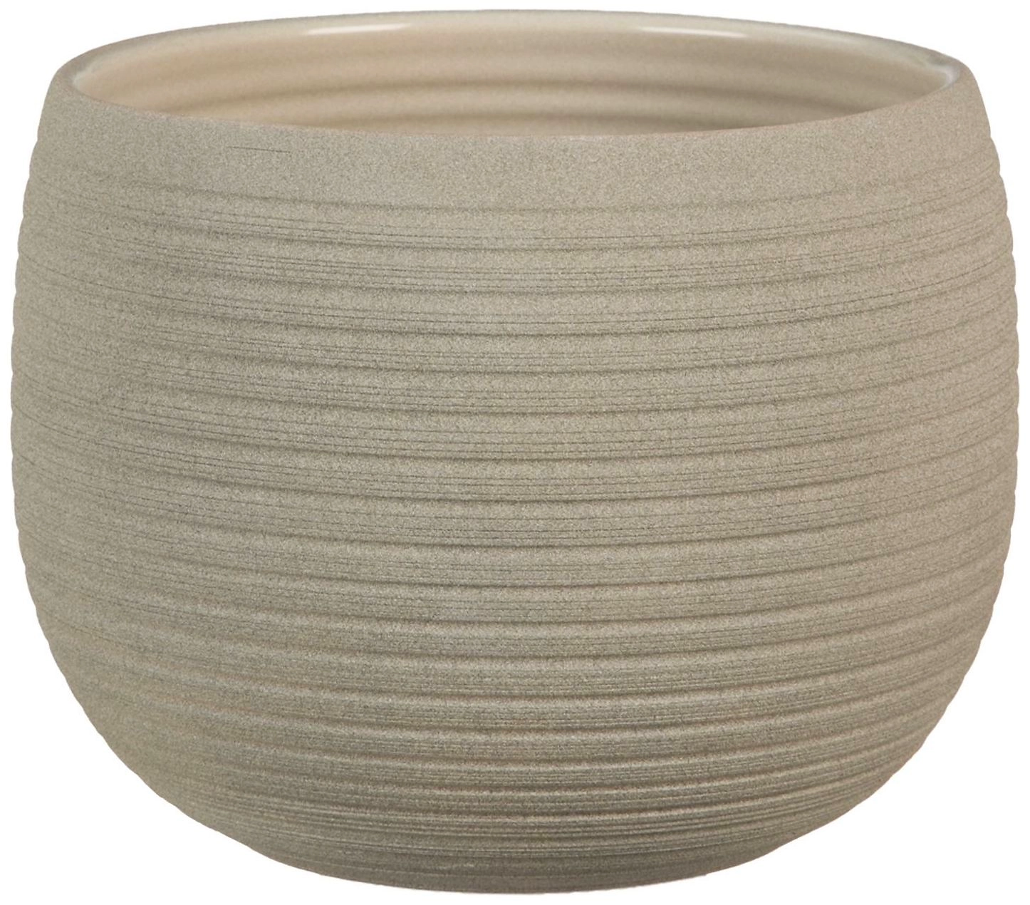 Кашпо Scheurich Linara 744 d18 см керамическое светло-серое