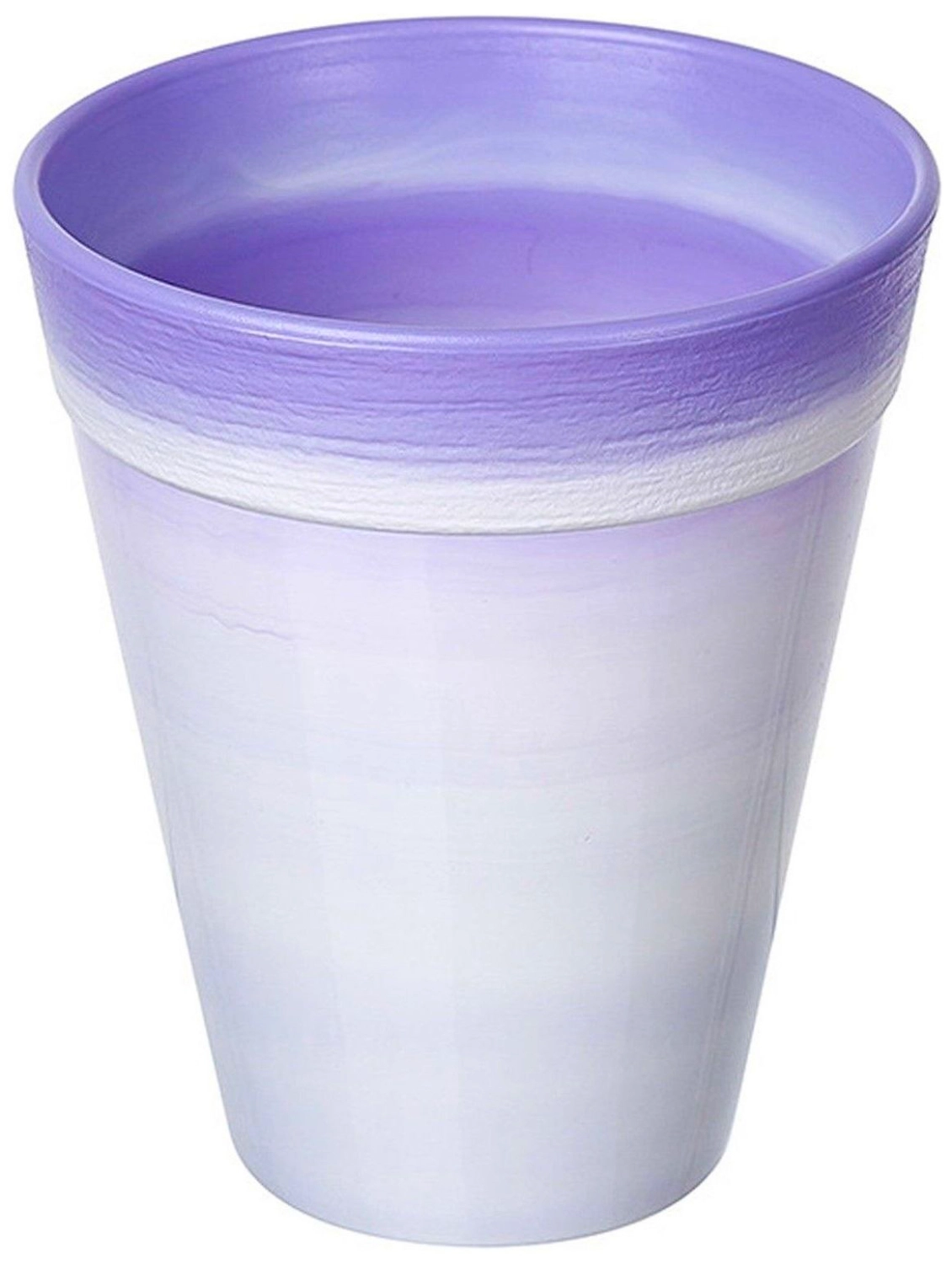Кашпо Азалия Декор d9 см 0,35 л полипропиленовое сиреневое