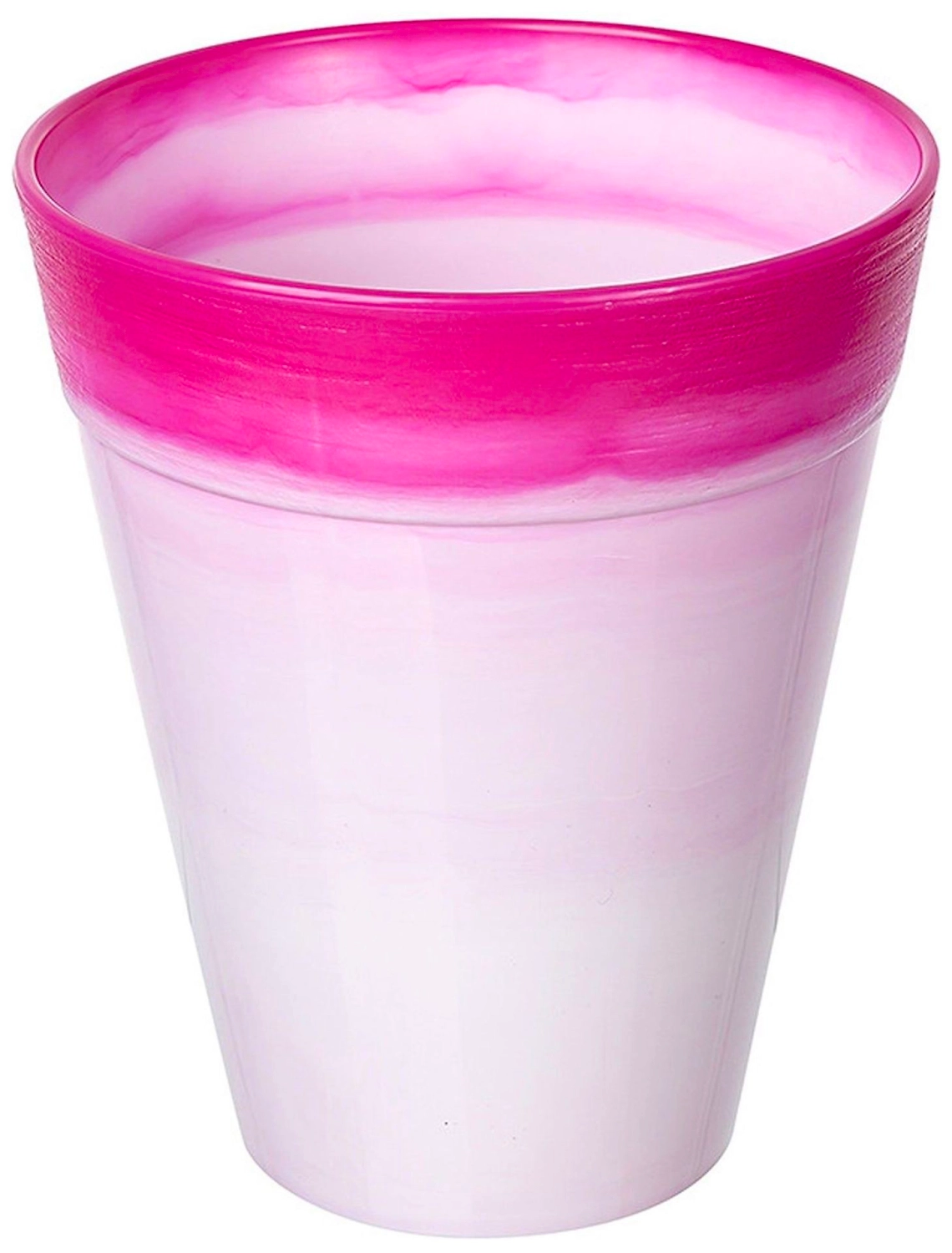 Кашпо Азалия Декор d13 см 1,2 л полипропиленовое розовое