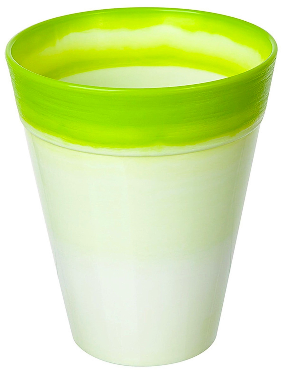 Кашпо Азалия Декор d13 см 1,2 л полипропиленовое зеленое