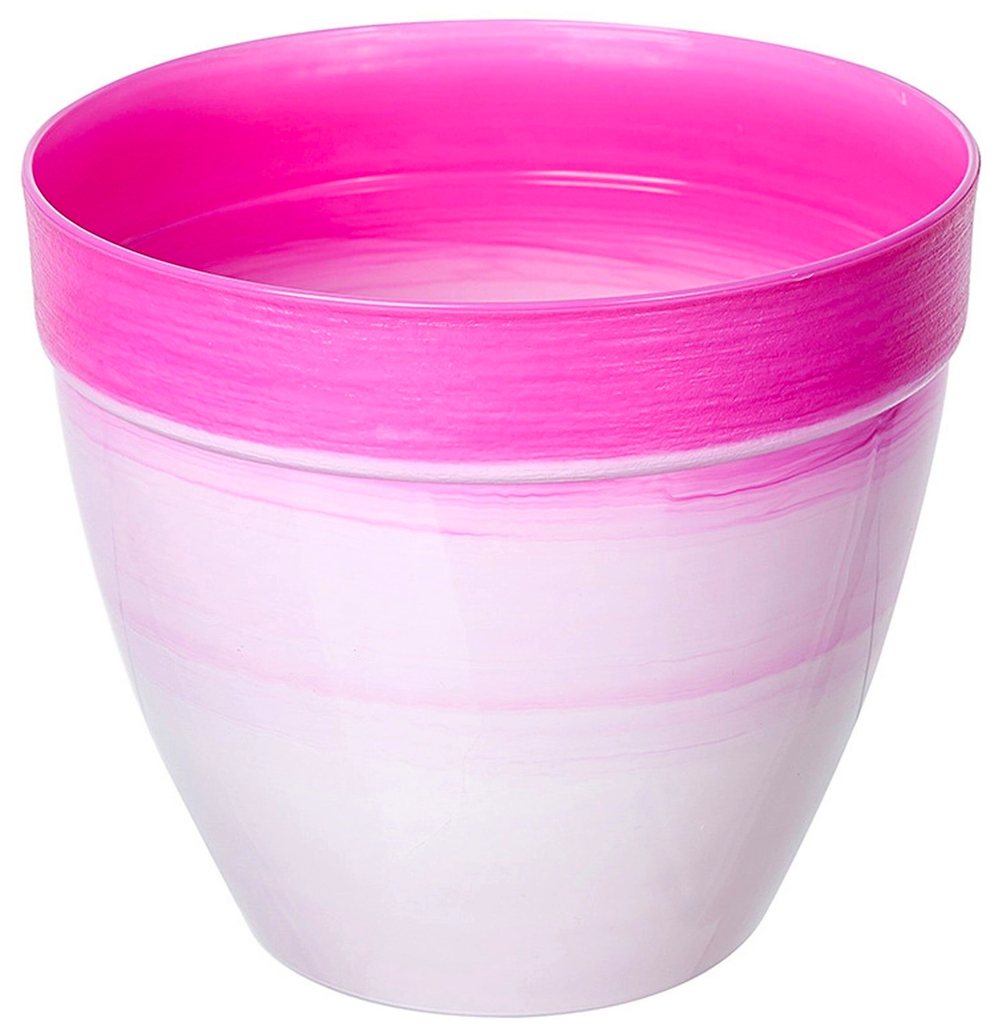 Кашпо Азалия Декор d16 см 1,5 л полипропиленовое розовое