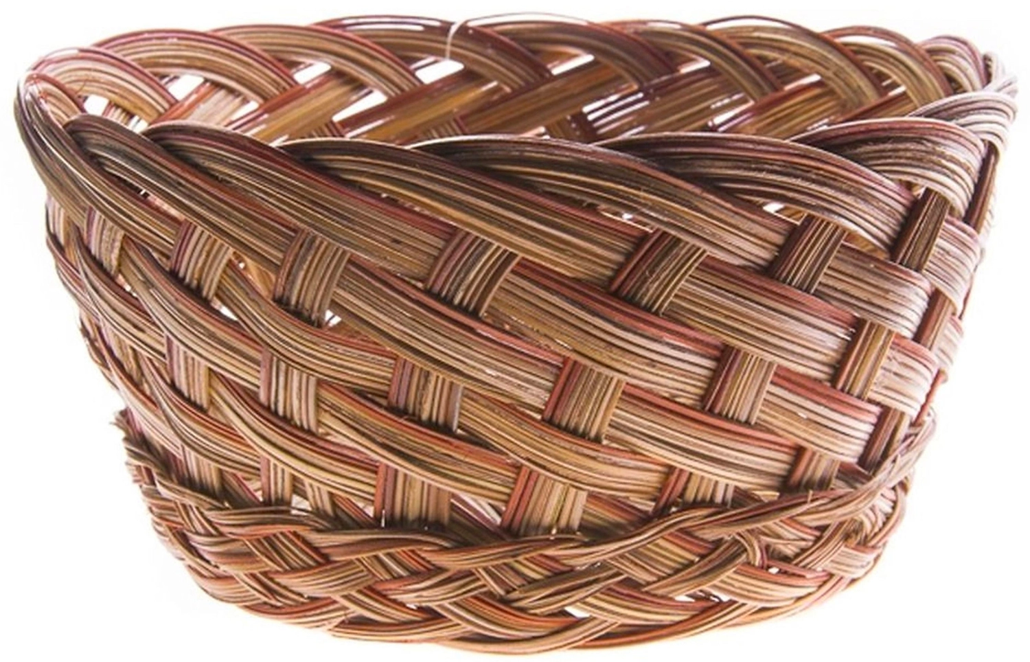 Кашпо Азалия Декор d20 см натуральный ротанг красное