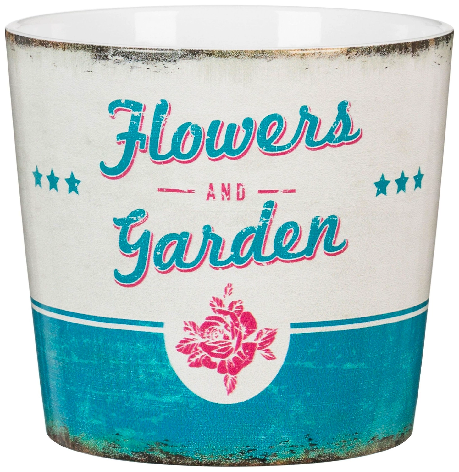 Кашпо Scheurich цветник d11 см керамическое белое