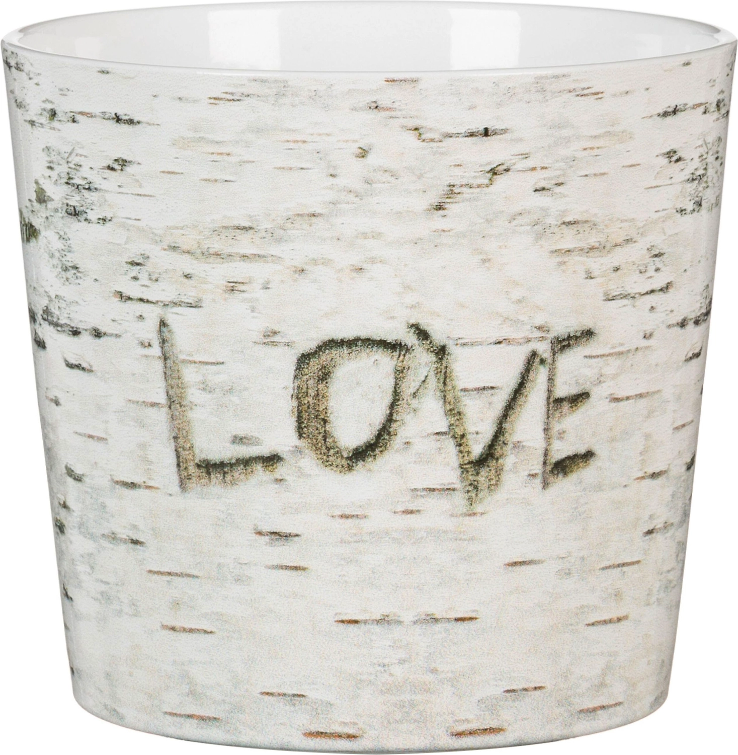 Кашпо Scheurich d11 см керамическое светло-серое