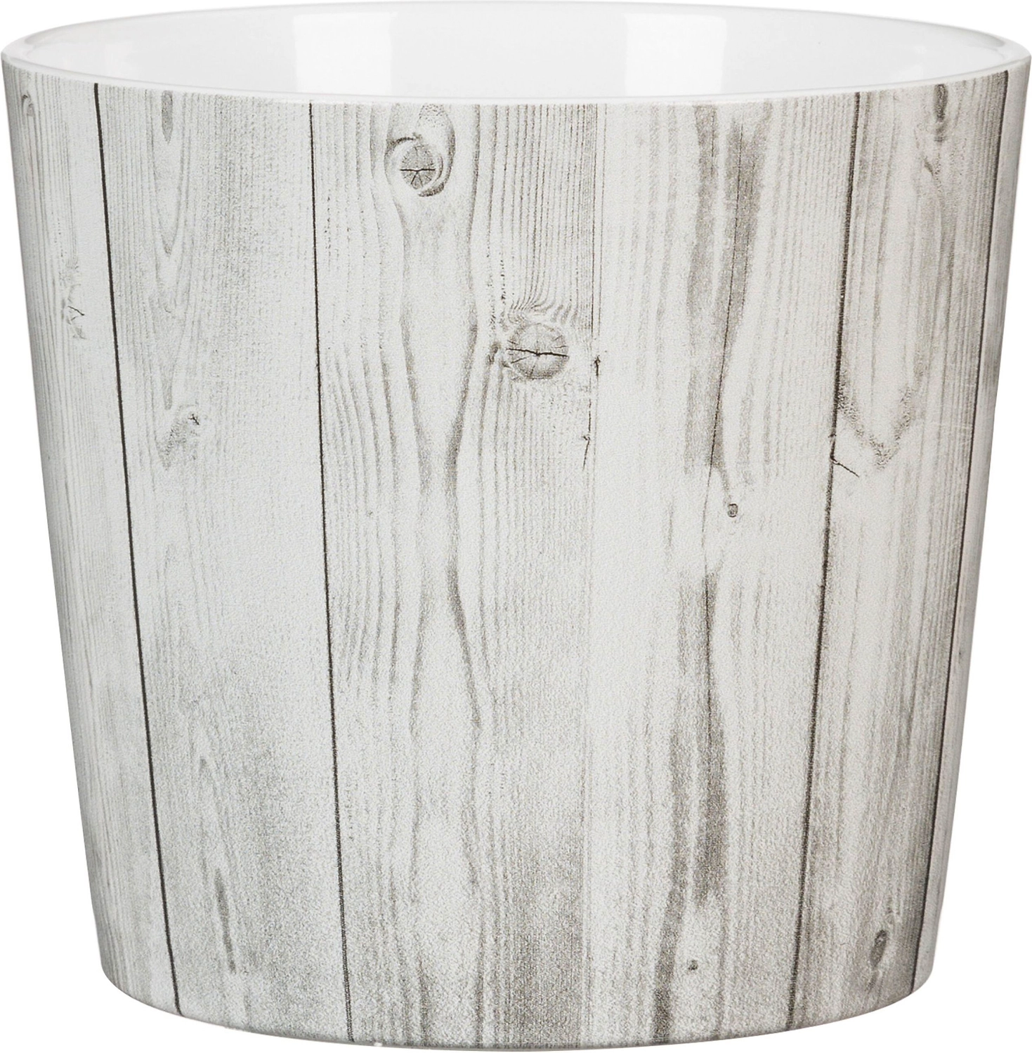 Кашпо Scheurich d15 см керамическое серое