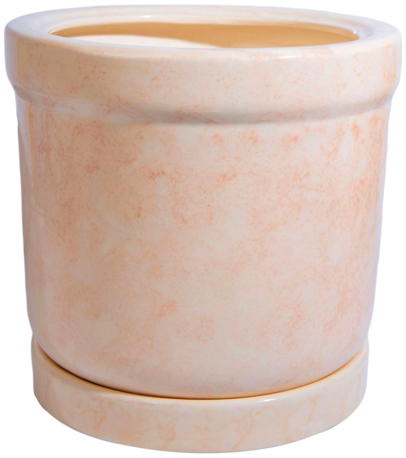 Горшок Цилиндр d48 см керамический бежевый