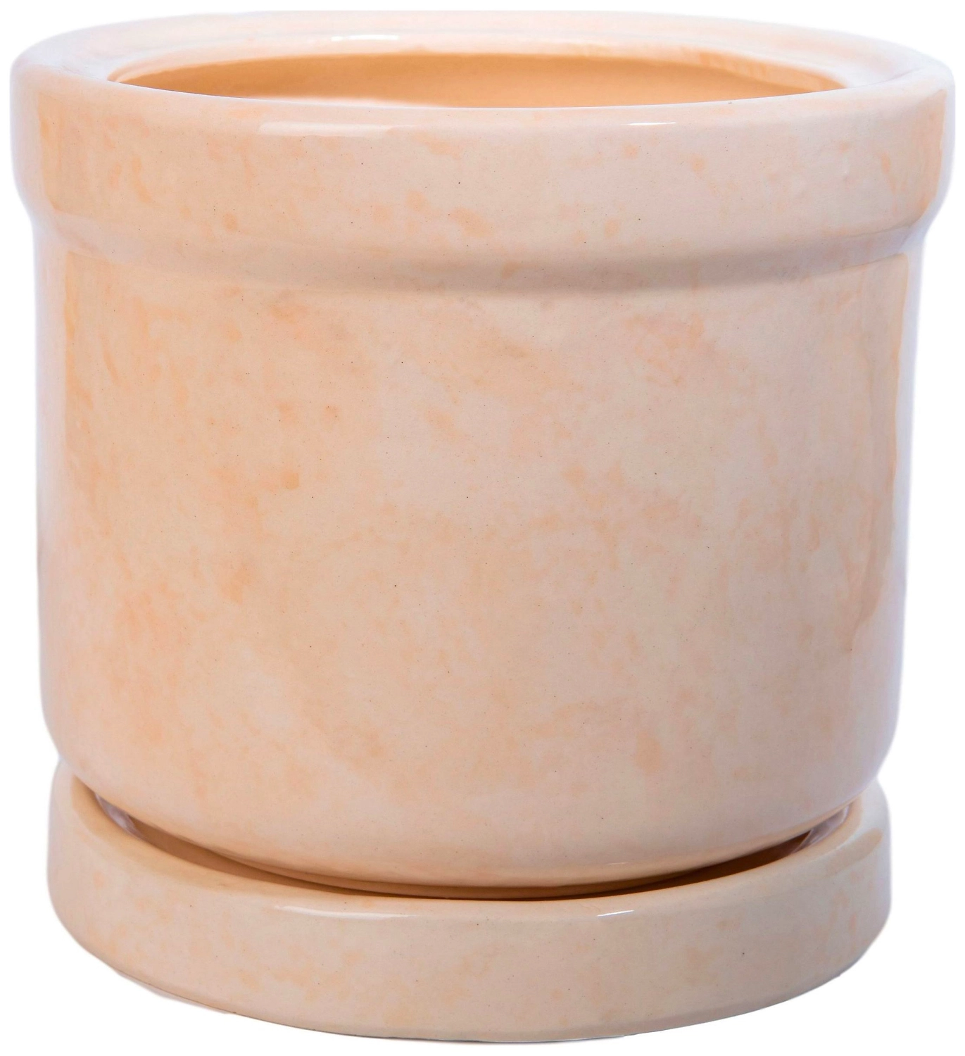 Горшок Цилиндр d18 см керамический бежевый