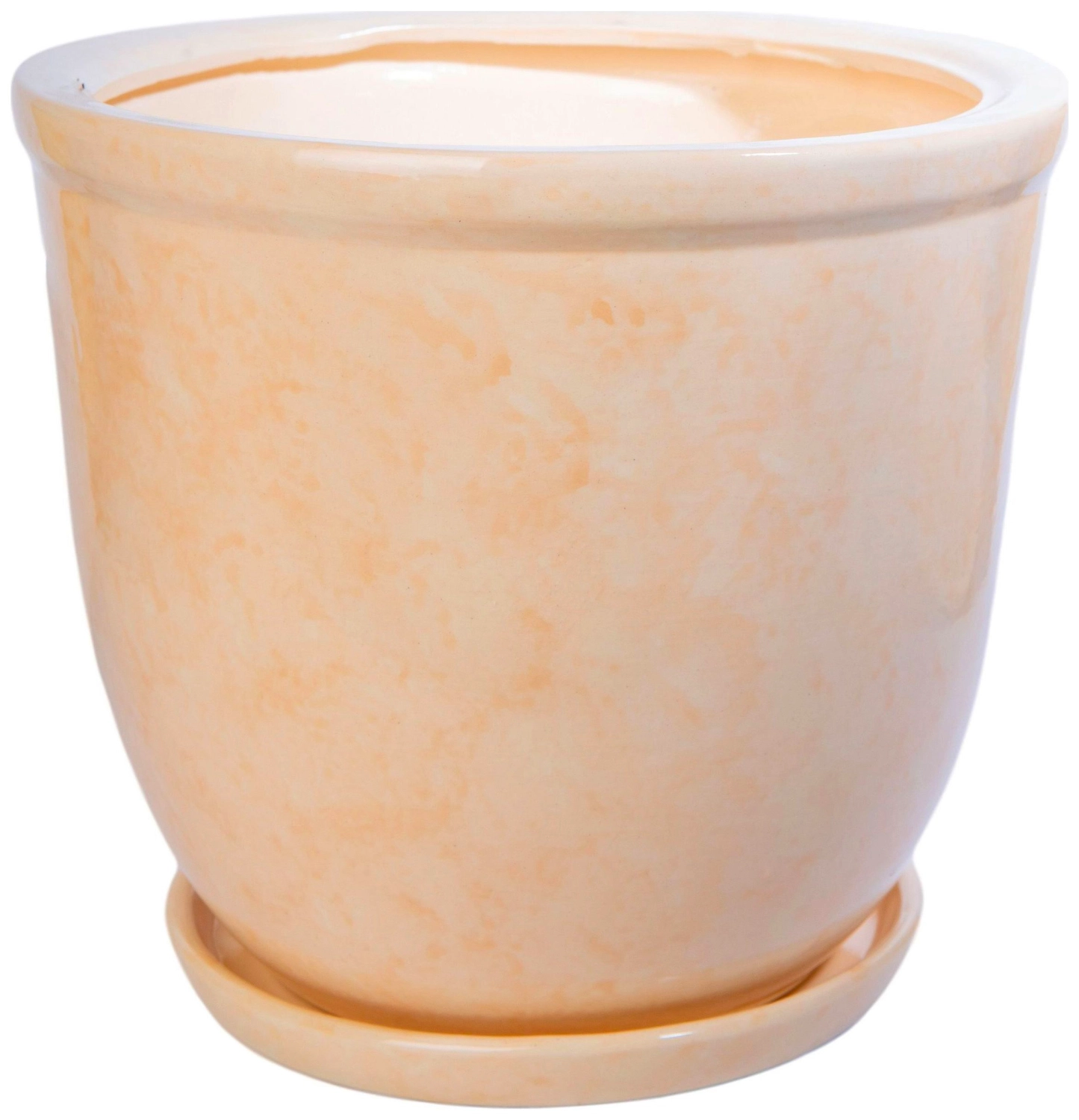 Горшок Кедр №2 d25 см 8 л керамический бежевый