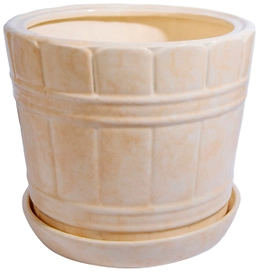 Горшок Кадка №2 d20 см керамический бежевый