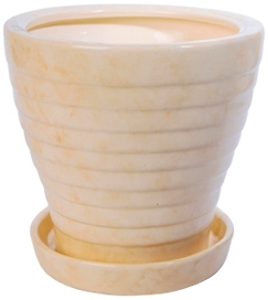Горшок d16 см керамический бежевый