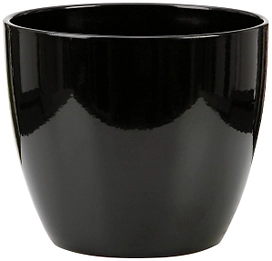 Кашпо Scheurich Шварц 920 d25 см керамическое черное
