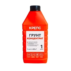 Грунтовка глубокого проникновения Крепс 1 л