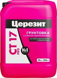 Грунтовка глубокого проникновения Церезит CT 17 PRO 10 л