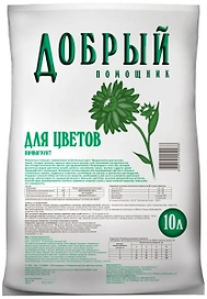 Грунт для цветов Добрый помощник 10л