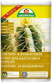 Грунт для кактусов и бонсай ASB Greenworld 5 л