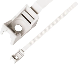 Стяжка для труб и кабеля Европартнер PRNT 38 см белый 25 шт