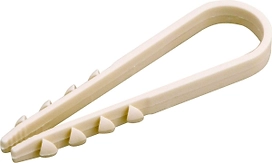 Дюбель-хомут Rexant 16 мм D 11-18 мм белый 100 шт