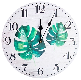 Часы настенные Листья №2 34 см