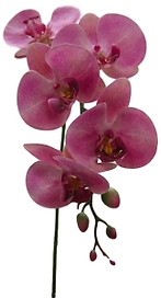 Искусственная ветка фаленопсис розовый 88 см