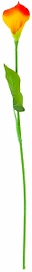 Искусственный цветок калла оранжевый 58 см