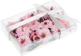 Набор искусственных цветов Роза розовая 10х7 см