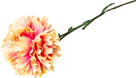 Искусственный цветок гвоздика розовая 64 см