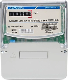  Счетчик электроэнергии ЭНЕРГОМЕРА ЦЭ6803В Р32 универсальный трехфазный