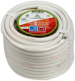 Провод силовой ПВС 3x4 кв. мм 20 м