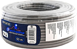 Кабель сетевой Electraline UTP КАТ.5Е 4x0,52 кв. мм 50 м