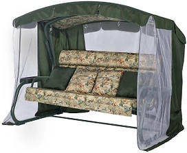 Садовые качели Удачная мебель Риека зеленые