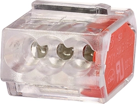 Клемма OBI пружинная 3 провода 0,5-2,5 кв.мм 25 шт