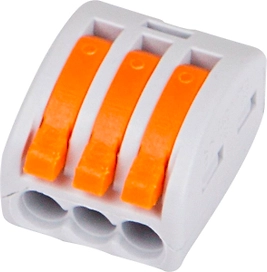 Клемма соединительная Rexant 3 проводника белый 50 шт