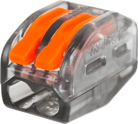 Клемма соединительная Rexant 2 проводника прозрачный 50 шт