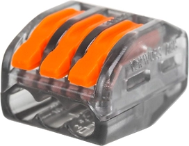 Клемма соединительная Rexant 3 проводника прозрачный 50 шт