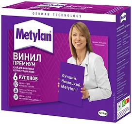 Обойный клей Metylan Винил для виниловых и структурных обоев 200 г