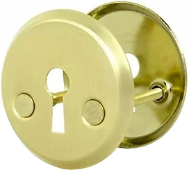 Накладка под ключ ФАБРИКА ЗАМКОВ E 001 SB матовая латунь