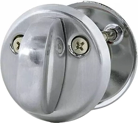 Накладка с фиксатором ФАБРИКА ЗАМКОВ Е 003 SC матовый хром