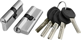 Цилиндр PUNTO SIMPLE LIVING A200 60 мм (25/10/25 мм) матовый никель