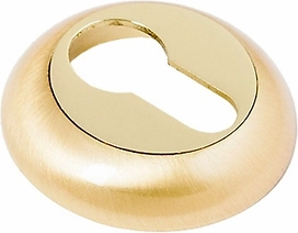 Накладка под цилиндр Фабрика Замков F ROUND золото