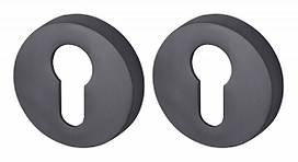 Дверная накладка Armadillo ET URB вороненый никель