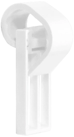 Кронштейн для штор Уют пластик белый 3,5 см 1 шт